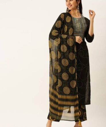 Black Kurta Suit Sets