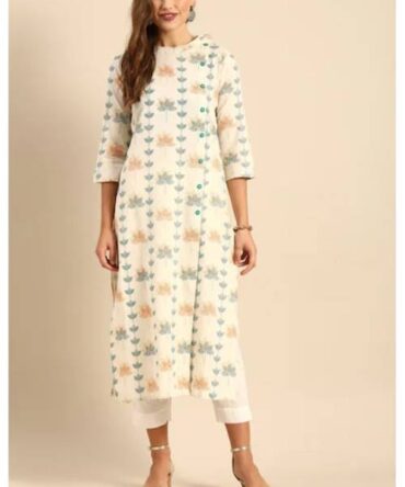 Cotton Off White Kurtas