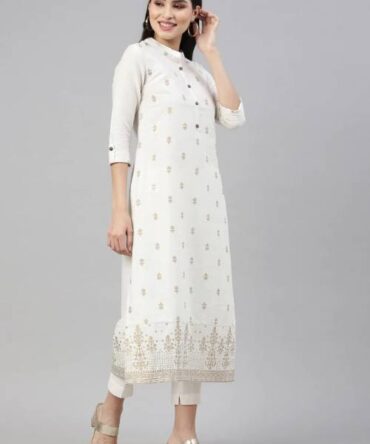 White Kurta Suit Set